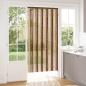 Preview: ARDEBO.de - Insektenschutzvorhang Chenille Braun und Beige 100 x 200 cm
