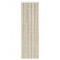 Preview: Insektenschutzvorhang Chenille Grau und Beige 56 x 185 cm