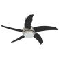 Preview: Deckenventilator mit Licht und Fernbedienung Ø 110 cm