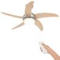 Preview: Deckenventilator mit Licht und Fernbedienung Ø 110 cm Sonoma