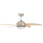 Preview: Deckenventilator mit Licht und Fernbedienung Ø 110 cm Sonoma