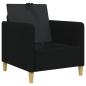 Preview: Sofa mit Stauraum Schwarz 72 x 78 x 87 cm Polyester