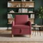 Preview: Sofa mit Stauraum Weinrot 72 x 78 x 87 cm Polyester
