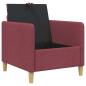 Preview: Sofa mit Stauraum Weinrot 72 x 78 x 87 cm Polyester