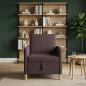 Preview: ARDEBO.de - Sofa mit Stauraum Dunkelbraun 72 x 78 x 87 cm Polyester