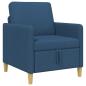 Preview: Sofa mit Stauraum Blau 72 x 78 x 87 cm Polyester