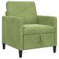 Preview: Sofa mit Stauraum Hellgrün 72 x 78 x 87 cm Polyester