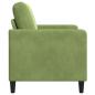 Preview: Sofa mit Stauraum Hellgrün 72 x 78 x 87 cm Polyester