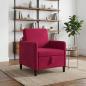 Preview: ARDEBO.de - Sofa mit Stauraum Weinrot 72 x 78 x 87 cm Polyester