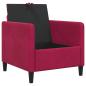 Preview: Sofa mit Stauraum Weinrot 72 x 78 x 87 cm Polyester