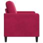 Preview: Sofa mit Stauraum Weinrot 72 x 78 x 87 cm Polyester