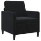 Preview: Sofa mit Stauraum Schwarz 72 x 78 x 87 cm Polyester