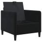 Preview: Sofa mit Stauraum Schwarz 72 x 78 x 87 cm Polyester