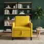 Preview: Sofa mit Stauraum Gelb 72 x 78 x 87 cm Polyester