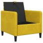 Preview: Sofa mit Stauraum Gelb 72 x 78 x 87 cm Polyester