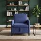 Preview: ARDEBO.de - Sofa mit Stauraum Polizeiblau 72 x 78 x 87 cm Polyester