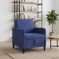 Preview: Sofa mit Stauraum Polizeiblau 72 x 78 x 87 cm Polyester