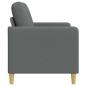 Preview: Sofa mit Stauraum Dunkelgrau 122 x 78 x 87 cm Polyester