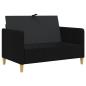 Preview: Sofa mit Stauraum Schwarz 122 x 78 x 87 cm Polyester