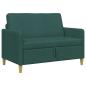 Preview: Sofa mit Stauraum Dunkelgrün 122 x 78 x 87 cm Polyester