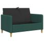 Preview: Sofa mit Stauraum Dunkelgrün 122 x 78 x 87 cm Polyester