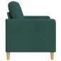 Preview: Sofa mit Stauraum Dunkelgrün 122 x 78 x 87 cm Polyester