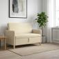 Preview: Sofa mit Stauraum Creme 122 x 78 x 87 cm Polyester