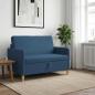 Preview: Sofa mit Stauraum Blau 122 x 78 x 87 cm Polyester