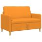 Preview: Sofa mit Stauraum Dunkelgelb 122 x 78 x 87 cm Polyester