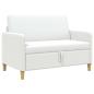 Preview: Sofa mit Stauraum Weiß 122 x 78 x 87 cm Polyester