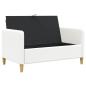 Preview: Sofa mit Stauraum Weiß 122 x 78 x 87 cm Polyester