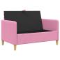 Preview: Sofa mit Stauraum Rosa 122 x 78 x 87 cm Polyester