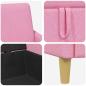 Preview: Sofa mit Stauraum Rosa 122 x 78 x 87 cm Polyester