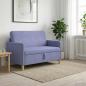 Preview: ARDEBO.de - Sofa mit Stauraum Jeans blau 122 x 78 x 87 cm Polyester