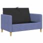 Preview: Sofa mit Stauraum Jeans blau 122 x 78 x 87 cm Polyester