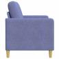 Preview: Sofa mit Stauraum Jeans blau 122 x 78 x 87 cm Polyester