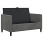 Preview: Sofa mit Stauraum Dunkelgrau 122 x 78 x 87 cm Polyester