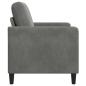 Preview: Sofa mit Stauraum Dunkelgrau 122 x 78 x 87 cm Polyester