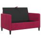 Preview: Sofa mit Stauraum Weinrot 122 x 78 x 87 cm Polyester