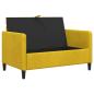 Preview: Sofa mit Stauraum Gelb 122 x 78 x 87 cm Polyester