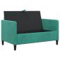 Preview: Sofa mit Stauraum Türkis 122 x 78 x 87 cm Polyester