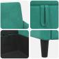Preview: Sofa mit Stauraum Türkis 122 x 78 x 87 cm Polyester