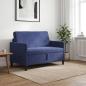 Preview: Sofa mit Stauraum Polizeiblau 122 x 78 x 87 cm Polyester