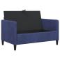 Preview: Sofa mit Stauraum Polizeiblau 122 x 78 x 87 cm Polyester