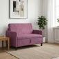 Preview: Sofa mit Stauraum Lila 122 x 78 x 87 cm Polyester