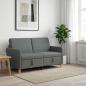 Preview: ARDEBO.de - Sofa mit Stauraum Dunkelgrau 152 x 78 x 87 cm Polyester