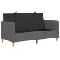 Preview: Sofa mit Stauraum Dunkelgrau 152 x 78 x 87 cm Polyester