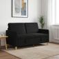 Preview: Sofa mit Stauraum Schwarz 152 x 78 x 87 cm Polyester