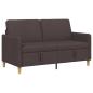 Preview: Sofa mit Stauraum Dunkelbraun 152 x 78 x 87 cm Polyester