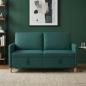 Preview: ARDEBO.de - Sofa mit Stauraum Dunkelgrün 152 x 78 x 87 cm Polyester